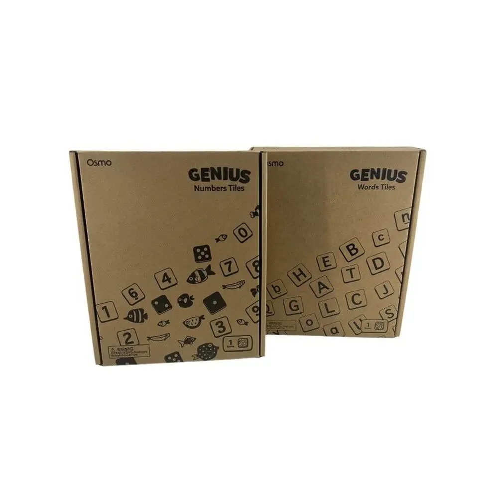 OSMO Genius Educational Game Lot of 2 Word Tiles & Number Tiles
